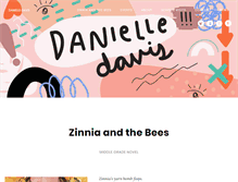 Tablet Screenshot of danielledavisreadsandwrites.com
